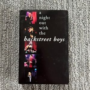 A night out with the Backstreet Boys vhs tape and calendar